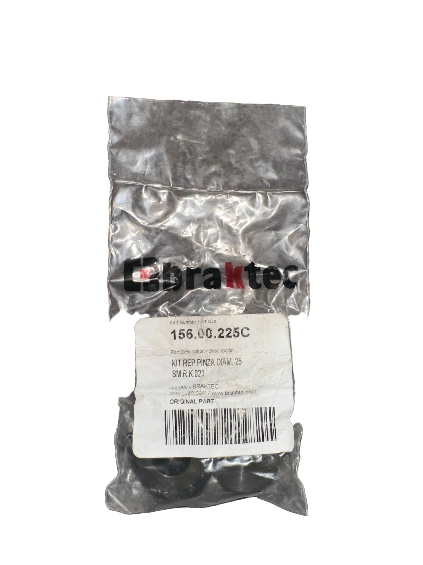 BRAKTEC REAR BRAKE CALIPER REBUILD KIT 2 PISTON