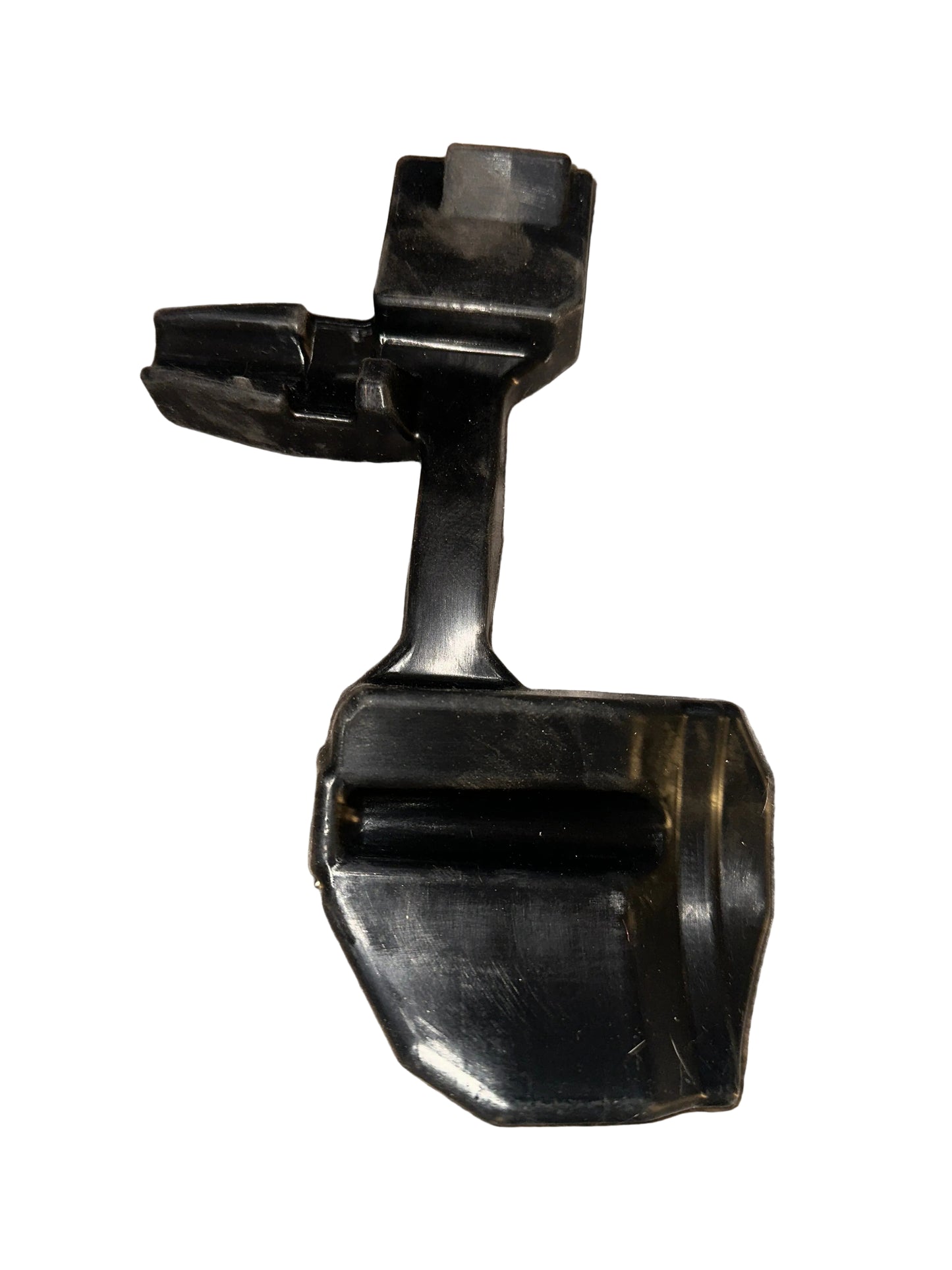 Engine crankcase rubber protection block